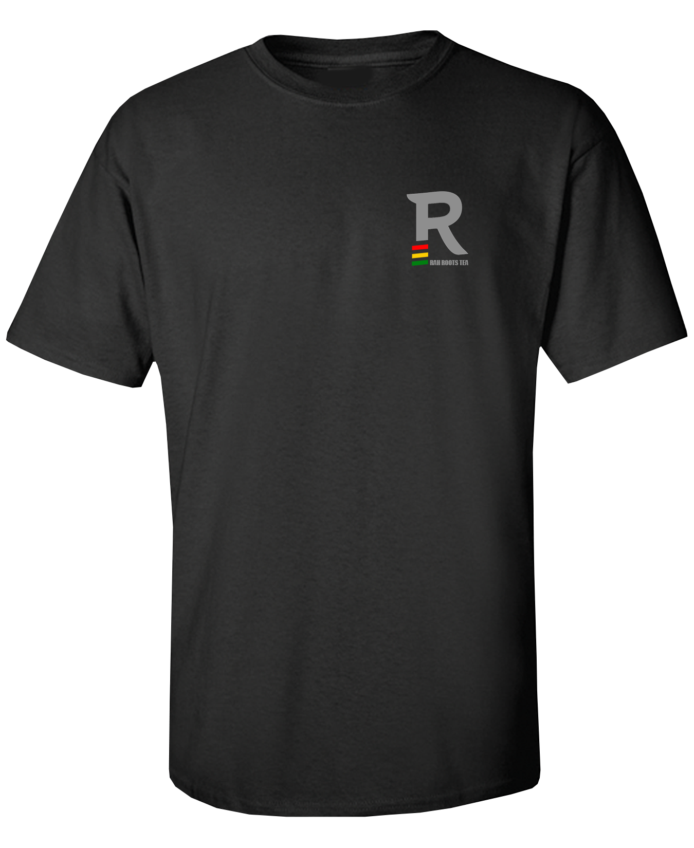 Rah Roots Tea - Short Sleeve T-Shirt - BLACK