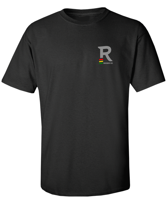 Rah Roots Tea - Short Sleeve T-Shirt - BLACK